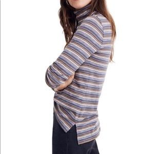 Madewell striped turtleneck